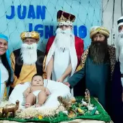 Un festejo especial: bebé jujeño cumplió seis meses y lo celebraron representando a un pesebre