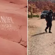 Turistas vandalizaron la Quebrada de las Señoritas y fueron multados