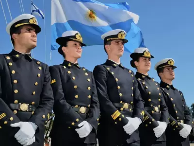 Integrantes de la Armada Argentina
