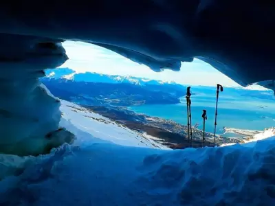 'Cueva de hielo' en Ushuaia