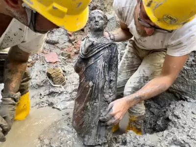 Estatuas de bronce halladas en Italia