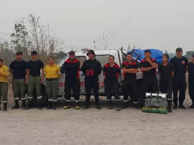 bomberos voluntarios de Jujuy en Salta