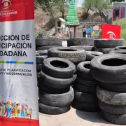 Recolectaron casi 9 toneladas de neumáticos en el distrito centro