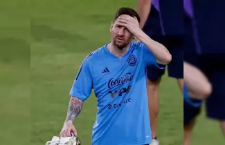 messi entrenamiento seleccion