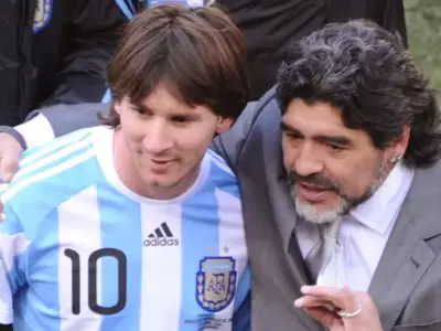 Messi y Maradona