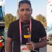 Christian Rodríguez, el periodista de Jujuy que cubre el Mundial de Qatar
