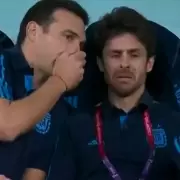 El llanto de Pablo Aimar tras el gol de Messi y los gritos de Scaloni causaron furor en las redes