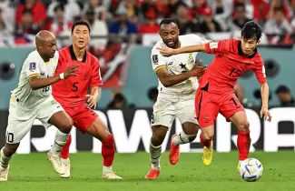 Corea y Ghana protagonizaron un partido atrapante