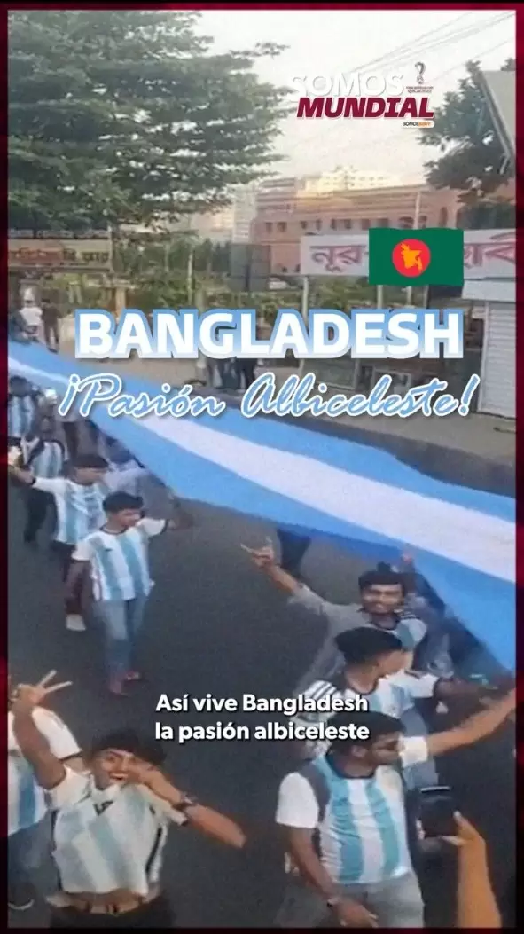 Pasión argentina en Bangladesh
