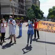 Jujuy: Profesionales de la salud marcharon una vez más solicitando mejoras salariales