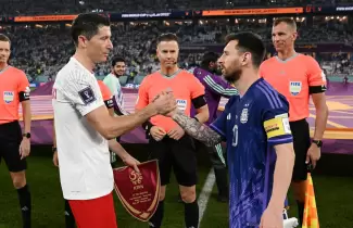 Messi y Lewandowski