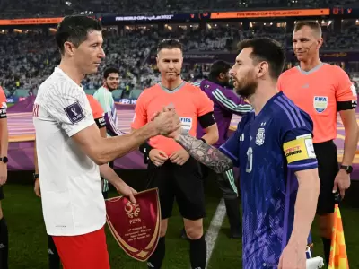 Messi y Lewandowski