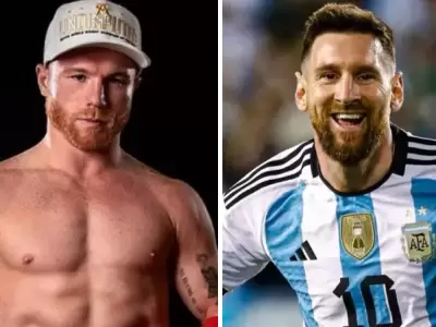 Canelo Álvarez y Messi