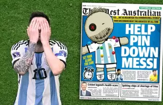 Messi prensa de Australia