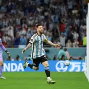 Lionel Messi marcó su primer gol en la instancia decisiva de un Mundial
