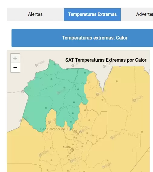 temperaturas extremas Jujuy