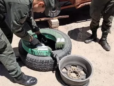 Cocaína en neumáticos
