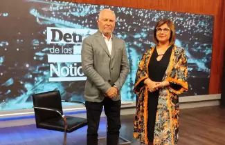 Guillermo Jenefes y Claudia Figueroa Detrás de las Noticias