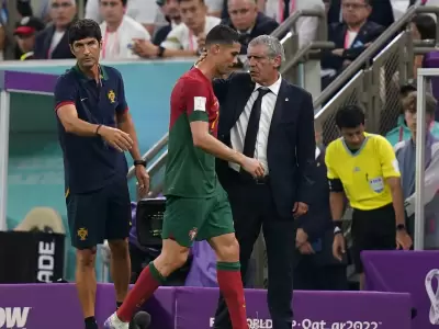 Ronaldo y dt de Portugal