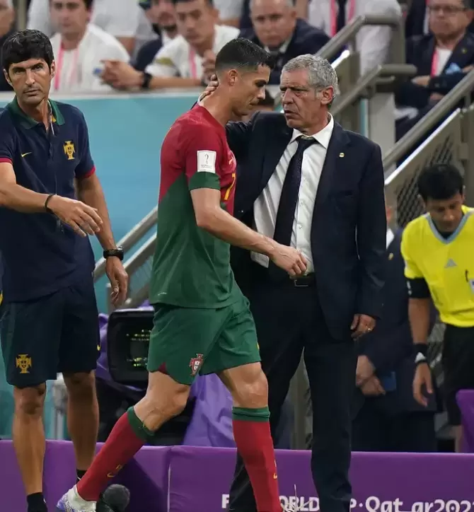Ronaldo y dt de Portugal