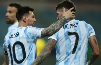 Rodrigo de Paul y Messi