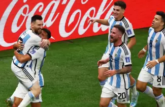 festejo de argentina