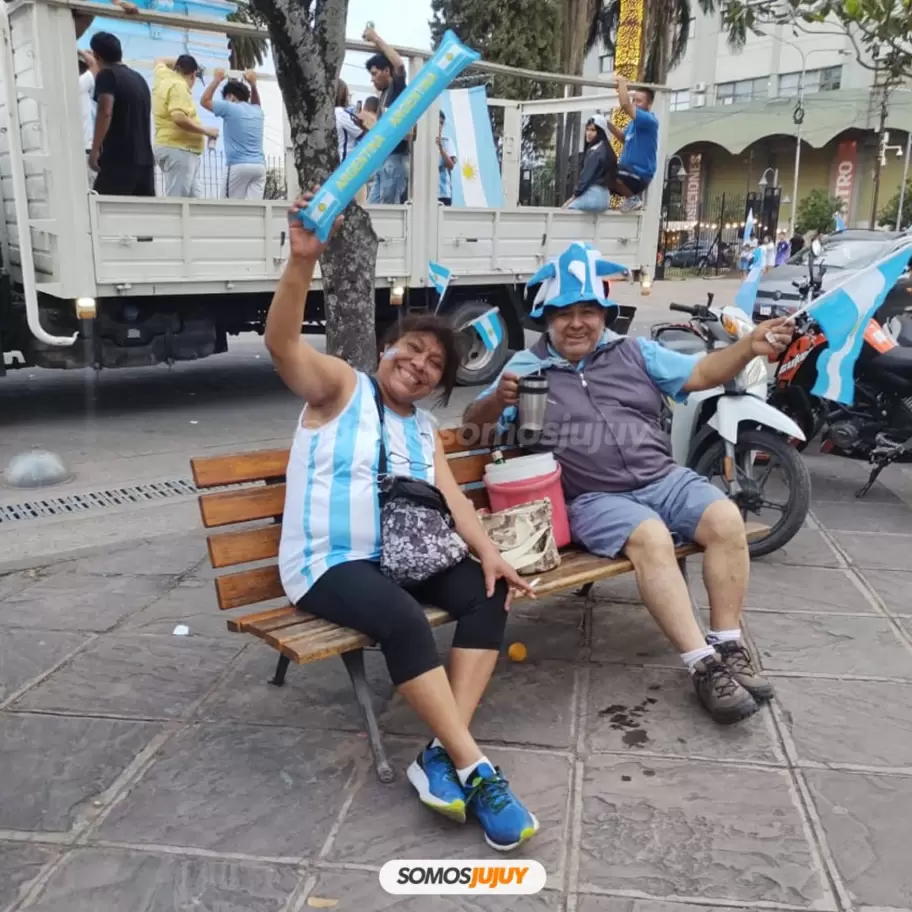Festejos de Argentina en Jujuy