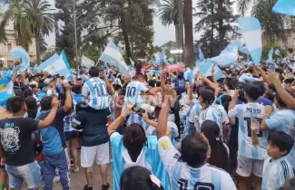 festejos de los hinchas en jujuy