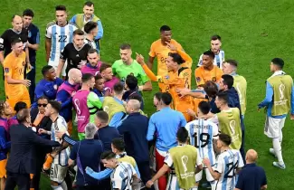 Incidentes partido Argentina Pa�ses Bajos