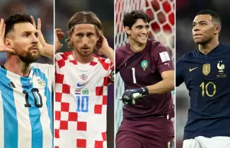 Las figuras de los cuatro equipos que llegaron a semifinales