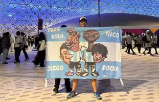 hincha argentina qatar nicolas chiesa