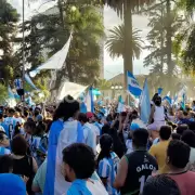 Una multitud festejó en Jujuy el pase de Argentina a la final del mundo