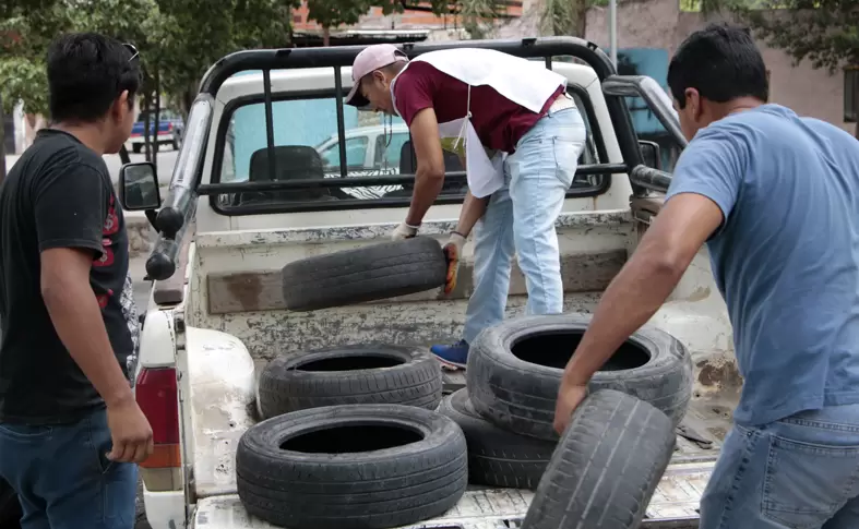 Recolección de neumáticos en San Salvador de Jujuy