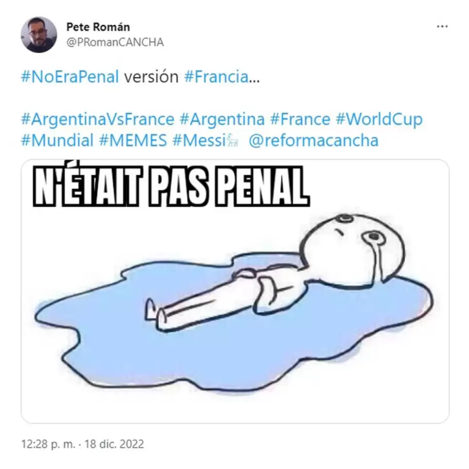 Meme Argentina-Francia