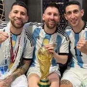 Cumbia y champagne: la intimidad del vestuario argentino luego de ganar la Copa