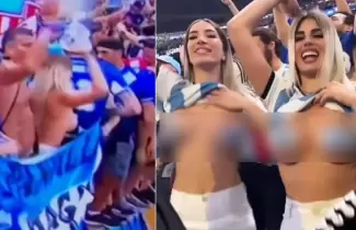 topless qatar festejo