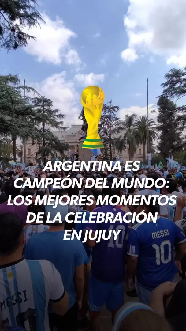 Argentina campeon, festejos en Jujuy