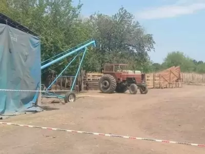 Tractor accidente