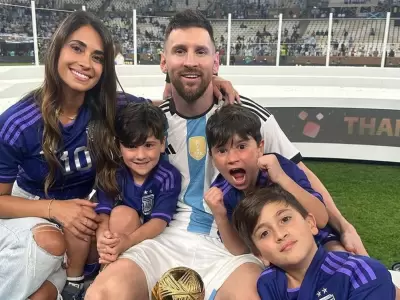 Familia Messi en Qatar