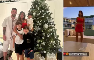La Navidad de la familia Messi