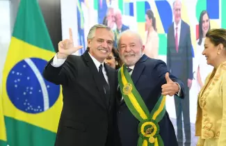 Alberto Fernandez y Lula Da Silva