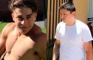 Maximo Thomsen y Mariano Orlando Vivas, uno de los polic�as del allanamiento