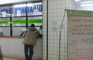Carnet sanitario en Jujuy - Foto de archivo