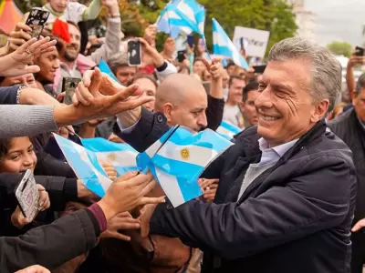 Mauricio Macri, en campaña. | TÉLAM