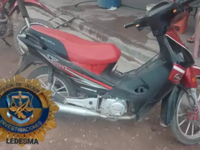 Ledesma motocicleta robada recuperada