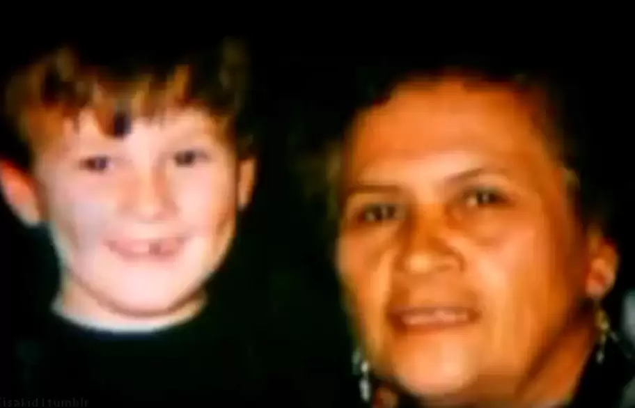 Lionel Messi y su abuela Celia