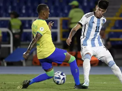 Argentina Brasil en el Sudamericano sub 20