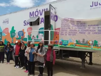 Móvil sanitario (Foto: Gobierno de Jujuy)