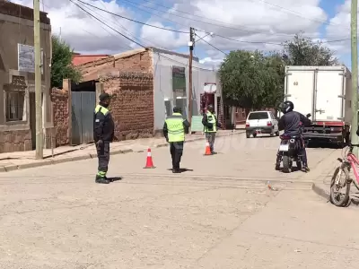 control de tránsito en Abra Pampa