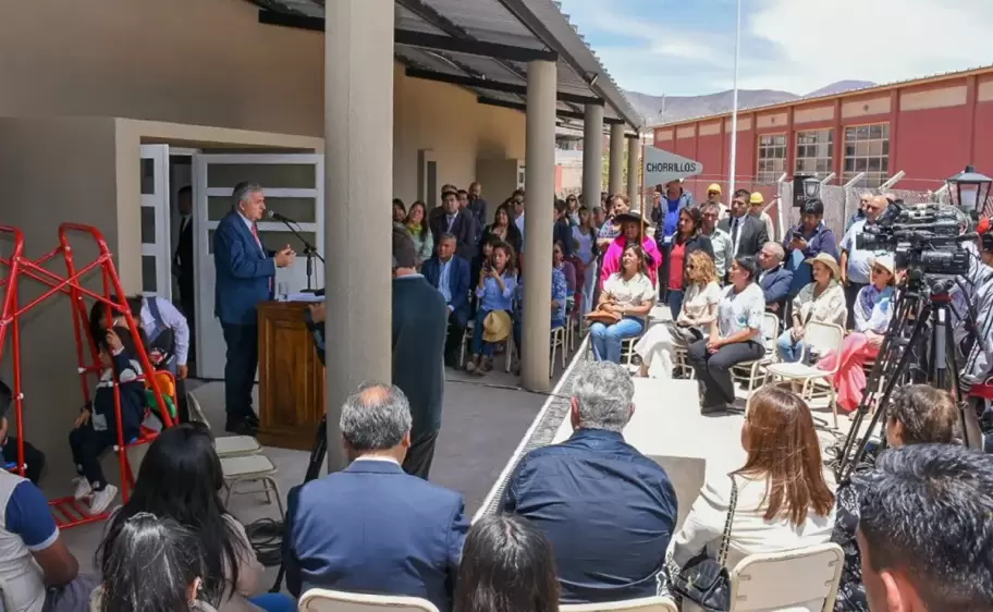 Morales inauguró un jardín maternal en Humahuaca